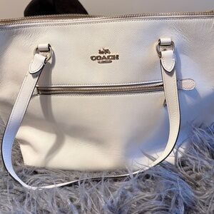 Coach cream Leather Tote Bag - Coach